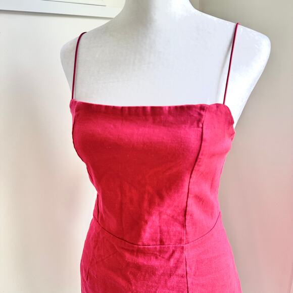 Lottie Moss NWT Red Mini Fit Flare Cocktail Party Dress XS Pac Sun - Picture 2 of 7